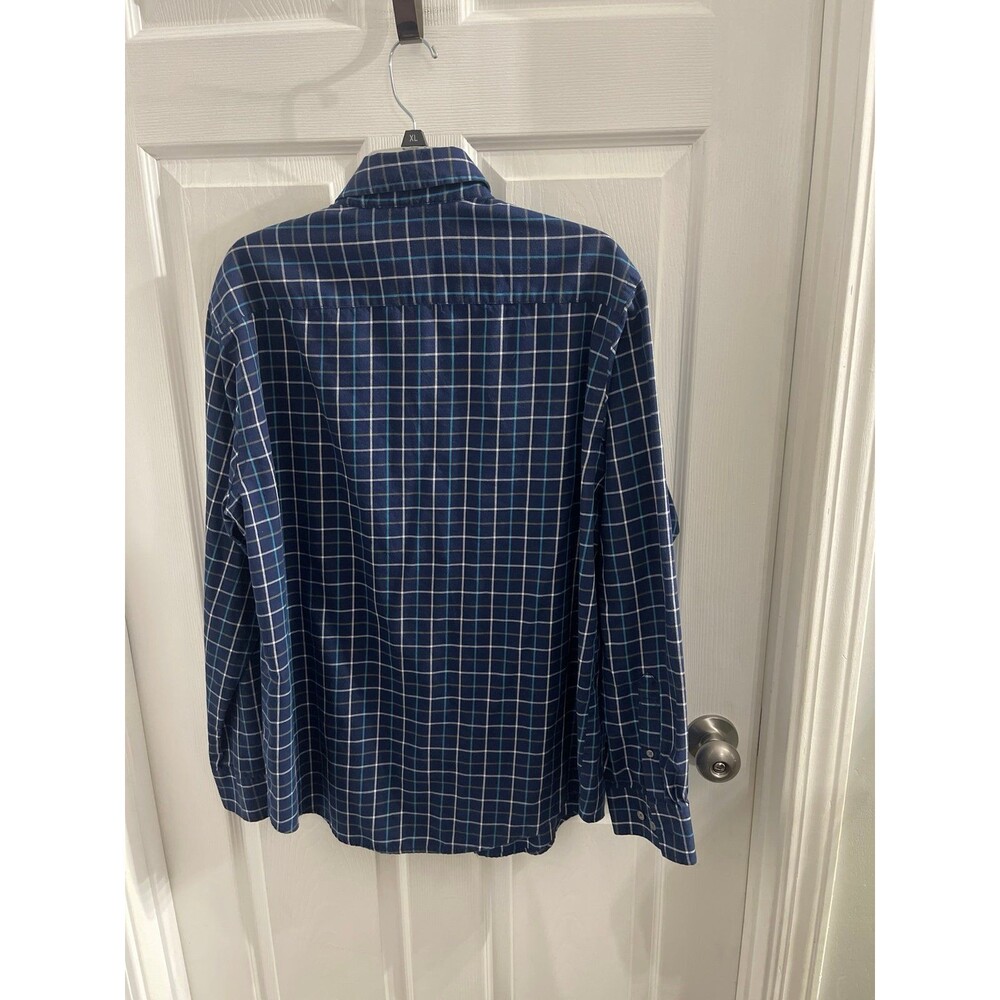 Croft & Barrow Long Sleeve Button Down Shirt Size L Blue - Picture 3 of 5